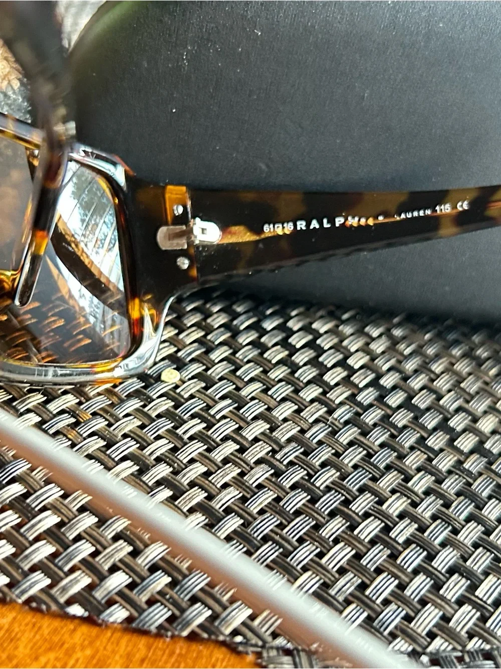 Ralph Lauren Black and Tortoiseshell Sunglasses